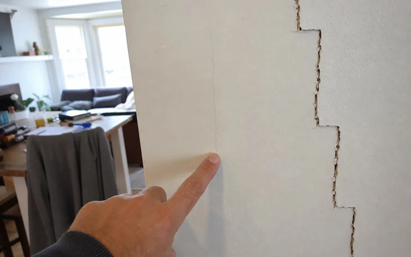 Comparison of hairline vs. stair-step crack